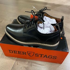 Deer Stags Child Zander Memory Foam Dress Comfort Oxford (13.5 Little Boy)